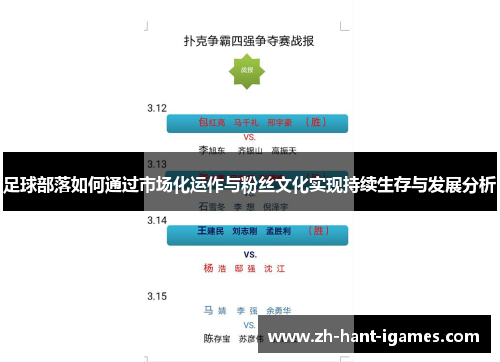 足球部落如何通过市场化运作与粉丝文化实现持续生存与发展分析 足球部落如何通过市场化运作与粉丝文化实现持续生存与发展分析